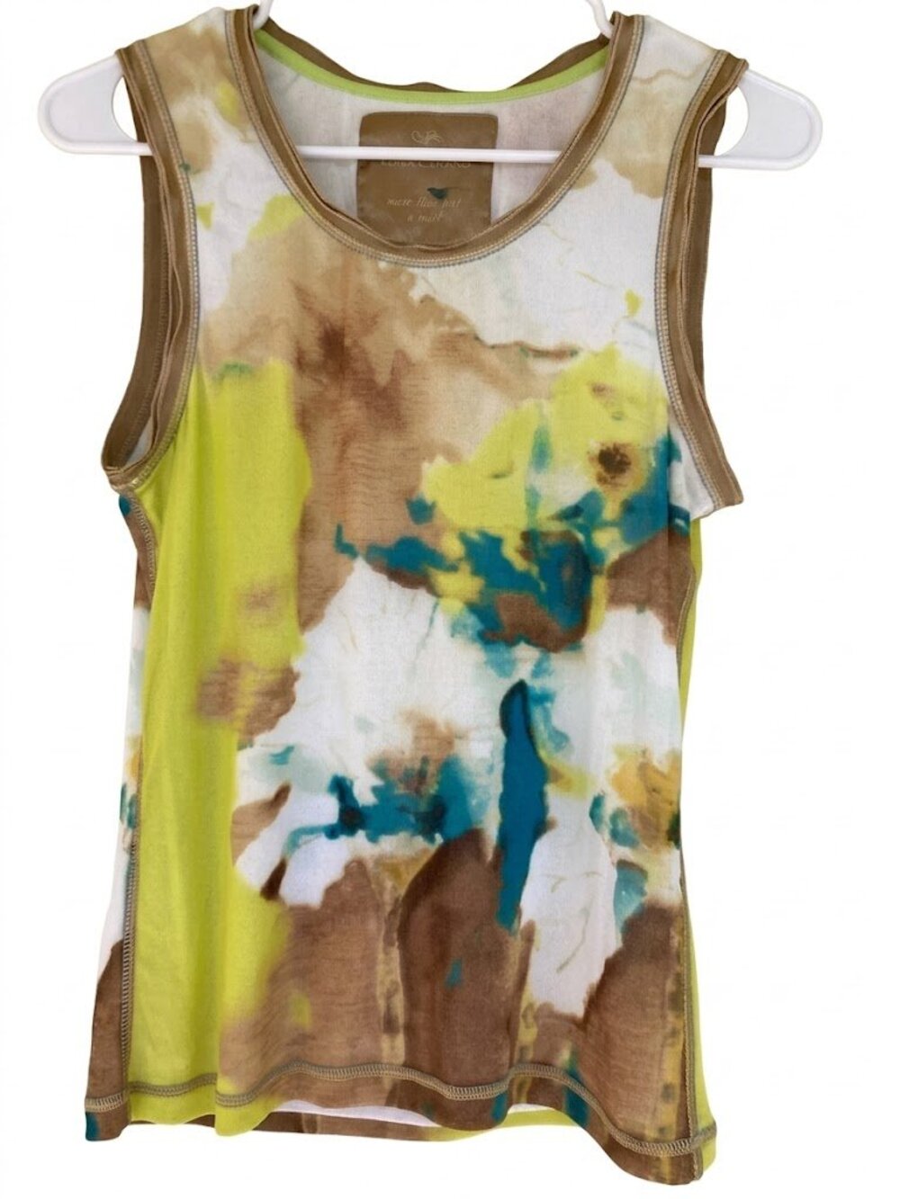 Luisa Cerano Abstract Watercolor Tank Top